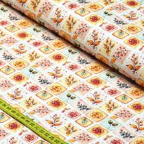 Tecido Estampado Para Patchwork - Melissa : Patch 1 (0,50x1,50)