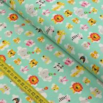 Tecido Estampado Para Patchwork - Mini Zoo: Mini Zoo (0,50x1,40) Tecido Estampado Para Patchwork - Mini Zoo: Mini Zoo (0,50x1,40)