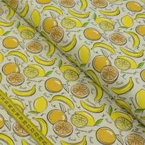 Tecido Estampado para Patchwork - Modern Kitchen: Yellow Fruits (0,50x1,40) Tecido Estampado para Patchwork - Modern Kitchen: Yellow Fruits (0,50x1,40)