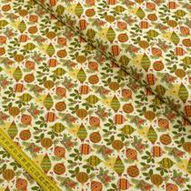 Tecido Estampado para Patchwork- Natal: Bolas Natalinas Cor 2418 (0,50x1,40) Tecido Estampado para Patchwork- Natal: Bolas Natalinas Cor 2418 (0,50x1,40)