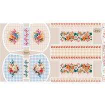 Tecido Estampado para Patchwork - Pano Pra Mangga : Kit Necessaire (0,50x1,40)