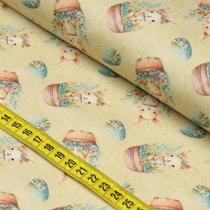 Tecido Estampado Para Patchwork - Páscoa DP031 (0,50x1,50) Tecido Estampado Para Patchwork - Páscoa DP031 (0,50x1,50)