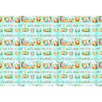 Tecido Estampado Para Patchwork - Páscoa : Faixas de Coelhos com Ovos (0,60x1,40) Tecido Estampado Para Patchwork - Páscoa : Faixas de Coelhos com Ovos (0,60x1,40)