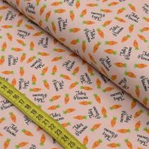 Tecido Estampado para Patchwork - Páscoa : Feliz Páscoa Cenourinha (0,50x1,50) Tecido Estampado para Patchwork - Páscoa : Feliz Páscoa Cenourinha (0,50x1,50)