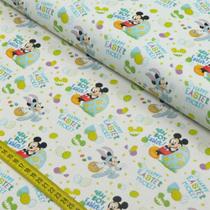 Tecido Estampado para Patchwork - Páscoa: Mickey Easter (0,50x1,50)