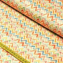 Tecido Estampado para Patchwork - Pela Cidade : Chevron (0,50x1,50) Tecido Estampado para Patchwork - Pela Cidade : Chevron (0,50x1,50)