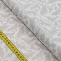 Tecido Estampado para Patchwork - Planeta dos Dinossauros By Mariana Curti : Babyssauro Cinza (0,50x1,40) Tecido Estampado para Patchwork - Planeta dos Dinossauros By Mariana Curti : Babyssauro Cinza (0,50x1,40)