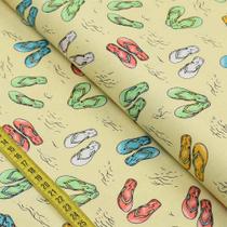 Tecido Estampado para Patchwork - Praia Cor 2546 (0,50x1,50) Tecido Estampado para Patchwork - Praia Cor 2546 (0,50x1,50)