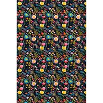 Tecido Estampado Para Patchwork - Primavera 3D Digital : Floral Colorido (0,50x1,40)