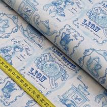 Tecido Estampado para Patchwork - Provençal : Azul (0,50x1,40)
