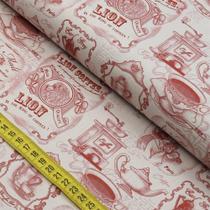 Tecido Estampado para Patchwork - Provençal : Bordô (0,50x1,40) Tecido Estampado para Patchwork - Provençal : Bordô (0,50x1,40)