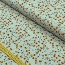 Tecido Estampado para Patchwork - Red Blossom by Anita Catita: Tiny Yellow Branch (0,50x1,40)