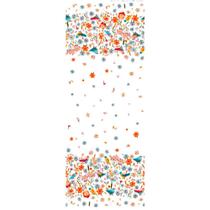 Tecido Estampado para Patchwork - Sarja Impermeável - Passaros : Barrado Pássaros (0,50x1,70)