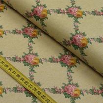 Tecido Estampado para Patchwork - Secret Garden : Millyta Vergara Rosas Media Fundo Bege (0,50x1,40) Tecido Estampado para Patchwork - Secret Garden : Millyta Vergara Rosas Media Fundo Bege (0,50x1,40)
