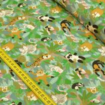 Tecido Estampado para Patchwork - Selva by Vanessa Guimarães: Bichos da Selva (0,50X1,40) Tecido Estampado para Patchwork - Selva by Vanessa Guimarães: Bichos da Selva (0,50X1,40)