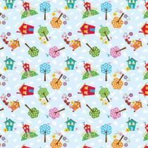 Tecido Estampado para Patchwork - Semaninha by Vitória Quintal: Casinhas Jogadinho (0,50x1,40) Tecido Estampado para Patchwork - Semaninha by Vitória Quintal: Casinhas Jogadinho (0,50x1,40)