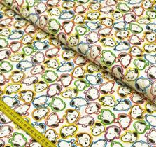 Tecido Estampado Para Patchwork - Snoopy: Color (0,50x1,50)