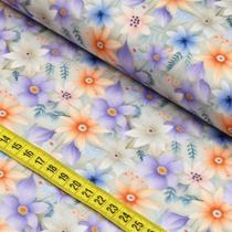 Tecido Estampado Para Patchwork - Soft Daises 4 D552 (0,50x1,50)
