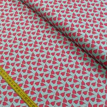 Tecido Estampado para Patchwork - Sonho e Magia: Balões De Corações (0,50x1,40)