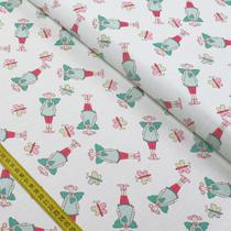 Tecido Estampado para Patchwork - Sonho e Magia: Bonecas Com Borboletas (0,50x1,40)