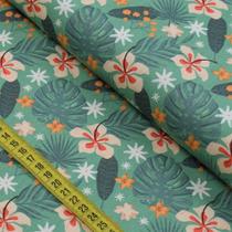 Tecido Estampado para Patchwork - Summer Fresh : Folhagem (0,50x1,40) Tecido Estampado para Patchwork - Summer Fresh : Folhagem (0,50x1,40)
