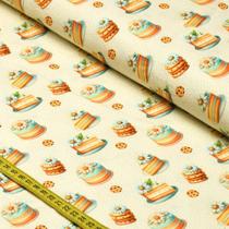 Tecido Estampado Para Patchwork - Sweeties 1 (0,50x1,50) Tecido Estampado Para Patchwork - Sweeties 1 (0,50x1,50)
