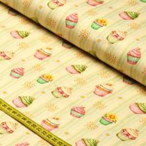 Tecido Estampado Para Patchwork - Sweeties 6 (0,50x1,50)