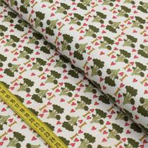 Tecido Estampado para Patchwork - Temperando : I Love Brócolis (0,50x1,40)
