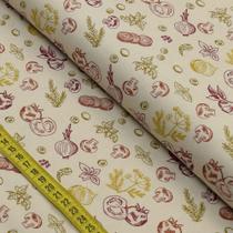 Tecido Estampado para Patchwork - Temperos Cor 2490 (0,50x1,50)
