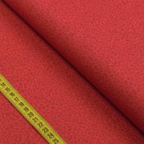 Tecido Estampado para Patchwork - Textura : Curvas Fundo Vermelho (0,50x1,40)