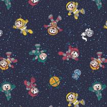 Tecido Estampado para Patchwork - Turma da Mônica: Astronautas (0,50x1,40) Tecido Estampado para Patchwork - Turma da Mônica: Astronautas (0,50x1,40)