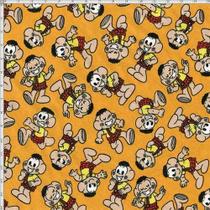 Tecido Estampado para Patchwork - Turma da Mônica: Cascão Fundo Laranja (0,50x1,40) Tecido Estampado para Patchwork - Turma da Mônica: Cascão Fundo Laranja (0,50x1,40)