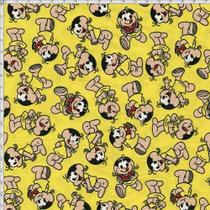 Tecido Estampado para Patchwork - Turma da Mônica: Magali Fundo Amarelo (0,50x1,40) Tecido Estampado para Patchwork - Turma da Mônica: Magali Fundo Amarelo (0,50x1,40)