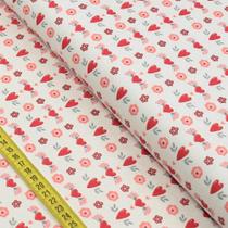 Tecido Estampado Para Patchwork - Valentines 5 (0,50x1,40)