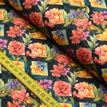 Tecido Estampado Para Patchwork - Vitral 5 (0,50x1,50) Tecido Estampado Para Patchwork - Vitral 5 (0,50x1,50)