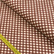 Tecido Estampado para Patchwork - Xadrez Enviesado Bordô (0,50x1,40)