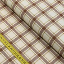 Tecido Estampado para Patchwork - Xadrez Tartan : Perth Caramelo 3 (0,50x1,40)