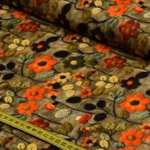 Tecido Estampado para Patchwork - Zucca : Floral Médio (0,50x1,50) Tecido Estampado para Patchwork - Zucca : Floral Médio (0,50x1,50)