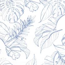 Tecido Fast Patch Termodinâmico 24x35cm - Estampado Tropical Cinza