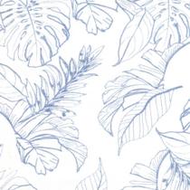 Tecido Fast Patch Termodinâmico 24x35cm - Estampado Tropical Cinza Tecido Fast Patch Termodinâmico 24x35cm - Estampado Tropical Cinza