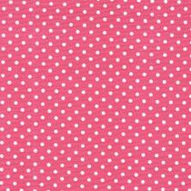 Tecido Fast Patch Termodinâmico 24x35cm - Poá Pink e Branco