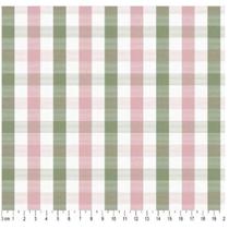 Tecido Fio Tinto Xadrez Olivia cor 02 (rose) 50 x 150 cm - Tecidos Caldeira Tecido Fio Tinto Xadrez Olivia cor 02 (rose) 50 x 150 cm - Tecidos Caldeira