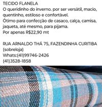 Tecido flanela Tecido flanela