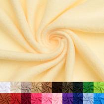 Tecido Fleece Amarelo-Manteiga 20 Jardas 100% Poliéster Tecido Fleece Amarelo-Manteiga 20 Jardas 100% Poliéster