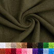 Tecido fleece liso verde-oliva 15 jardas 100% poliéster Tecido fleece liso verde-oliva 15 jardas 100% poliéster