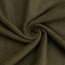 Tecido fleece liso verde-oliva 2 jardas 100% poliéster Tecido fleece liso verde-oliva 2 jardas 100% poliéster