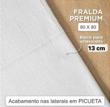 Tecido Fralda Quadriculada Premium para Pintura e Bordado - Valletex - 80 cm x 80 cm Tecido Fralda Quadriculada Premium para Pintura e Bordado - Valletex - 80 cm x 80 cm