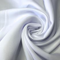 Tecido Gabardine Branco 1x1,5m Jaleco Uniforme Liso Blazers