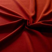 Tecido Gabardine Two Way Vermelho Marsalla Liso Com Elastano