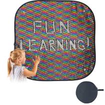 Tecido giratório sensorial de parede de lantejoulas para crianças ODOXIA Sequins Wall